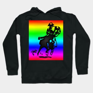Western Era - Cowboy on Horseback 4 Hoodie